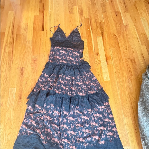 Charo ruiz black + Floral Lace Maxi Dress $650 - Picture 3 of 4